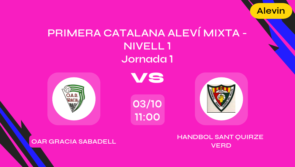 Imagen del video: OAR GRACIA SABADELL vs HANDBOL SANT QUIRZE  VERD