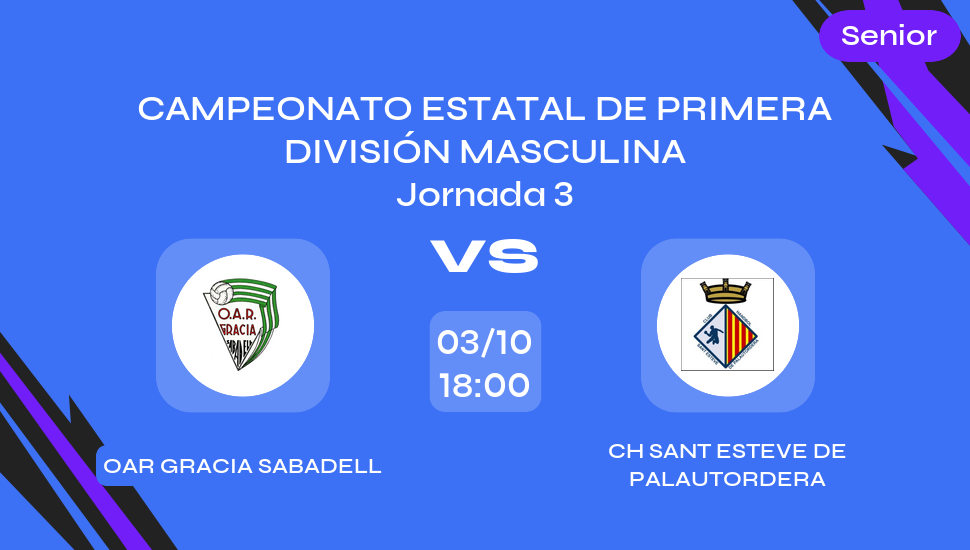 Imagen del video: OAR GRACIA SABADELL vs CH SANT ESTEVE DE PALAUTORDERA