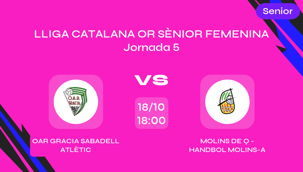 Imagen del video: OAR GRACIA SABADELL ATLÈTIC vs MOLINS de Q-HANDBOL MOLINS
