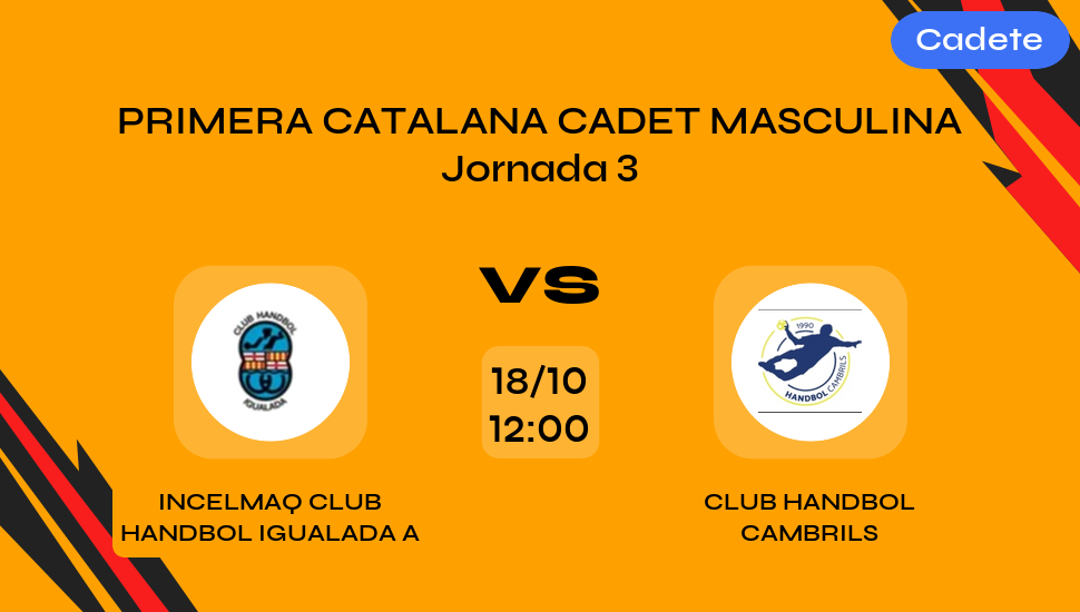 Imagen del video: INCELMAQ CLUB HANDBOL IGUALADA A vs CLUB HANDBOL CAMBRILS