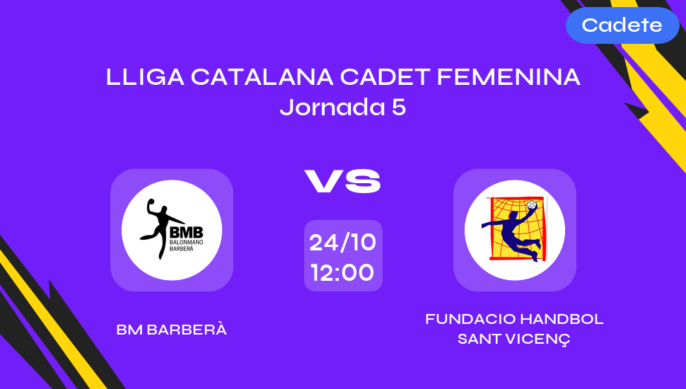 Imagen del video: BM BARBERÀ vs FUNDACIO HANDBOL SANT VICENÇ