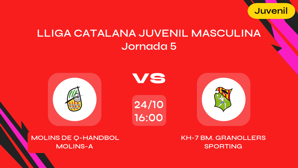 Imagen del video:  MOLINS DE Q-HANDBOL MOLINS-A vs KH-7 BM. GRANOLLERS SPORTING
